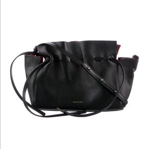 Mansur Gavriel black leather crossbody